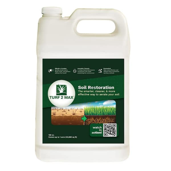 TURF2MAX 1 Gal. Soil Amendment Soil Aeration and Restoration