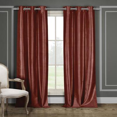 Wine Thermal Grommet Blackout Curtain - 38 in. W x 96 in. L