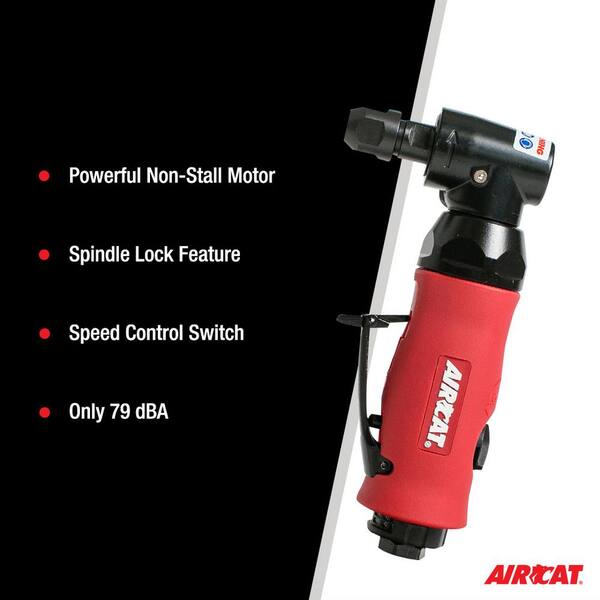 AIRCAT Composite 3/4 HP 1/4 in. Right Angle Die Grinder with