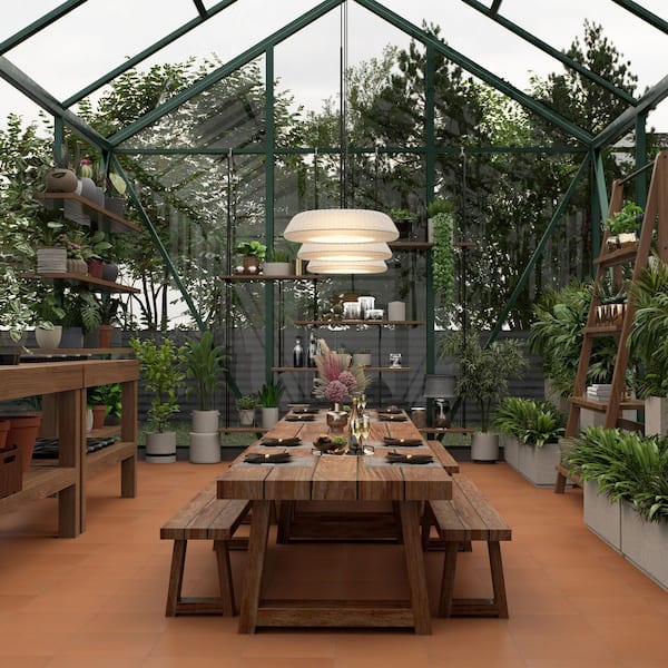 Italian Terracotta Quarry Cotto 12 in. x 12 in. Ceramic Floor and Wall Tile (12.72 sq. ft. / Case)