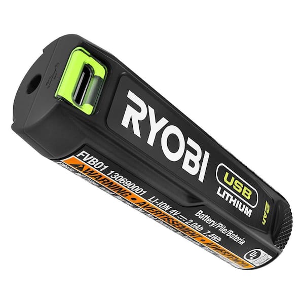 Gonfleur RYOBI 4V USB Lithium - 6,9 bars - 1 batterie 2,0Ah - RI4-120G :  : Bricolage