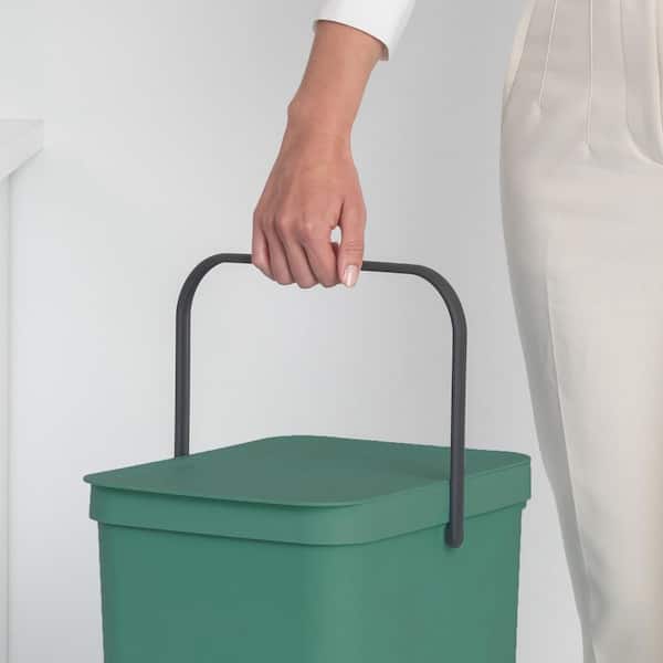 Sort & Go 10.6 Gallon Recycling Bin Brabantia Color: Fir Green