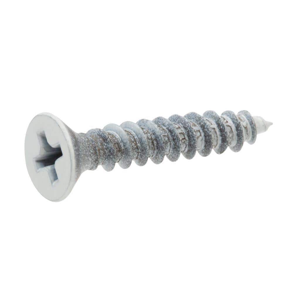 Everbilt #10 x 2 in. Phillips Flat Head Stainless Steel Wood Screw 800868 -  The Home Depot
