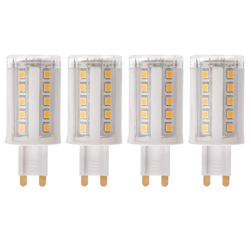 G9 LED Bulb Soft Warm White 40W Halogen Lights Equivalent , 120V G9  Dimmable Light Bulbs No Flicker , for Chandelier Bathroom Under Counter  Fixtures