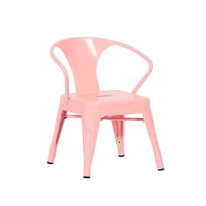 Kids Blush Pink Metal Activity Chair (2-Pack)