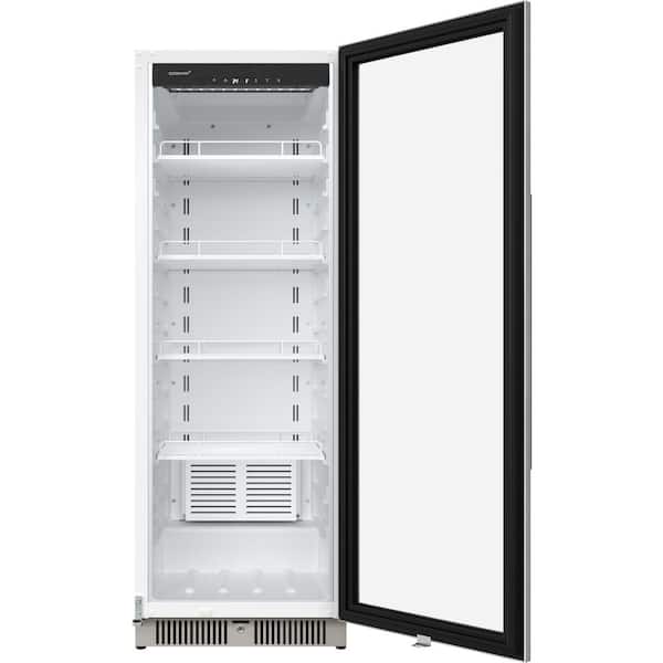 EdgeStar - 22 Inch Wide 10.1 Cu. Ft. Commercial Beverage Merchandiser With Temperature Alarm and Reversible Door