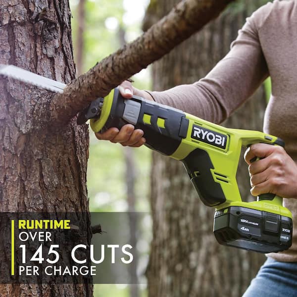 RYOBI - ONE+ 18V Cordless 6-Tool Combo Kit with 1.5 Ah Battery, 4.0 Ah Battery, and Charger