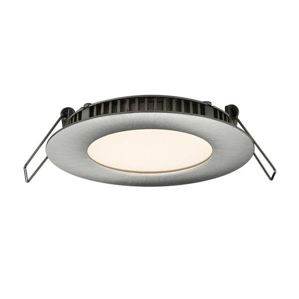 Illume Lighting 3 in. Satin Nickel Integrated LED Recessed Kit