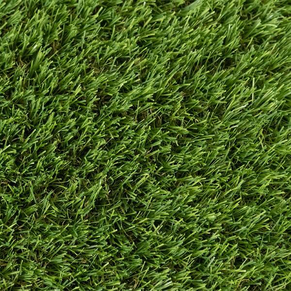 TURF DISTRIBUTORS Eco 48 Pine + Bamboo Green 12 ft. Wide x Cut to Length Artificial Grass Carpet