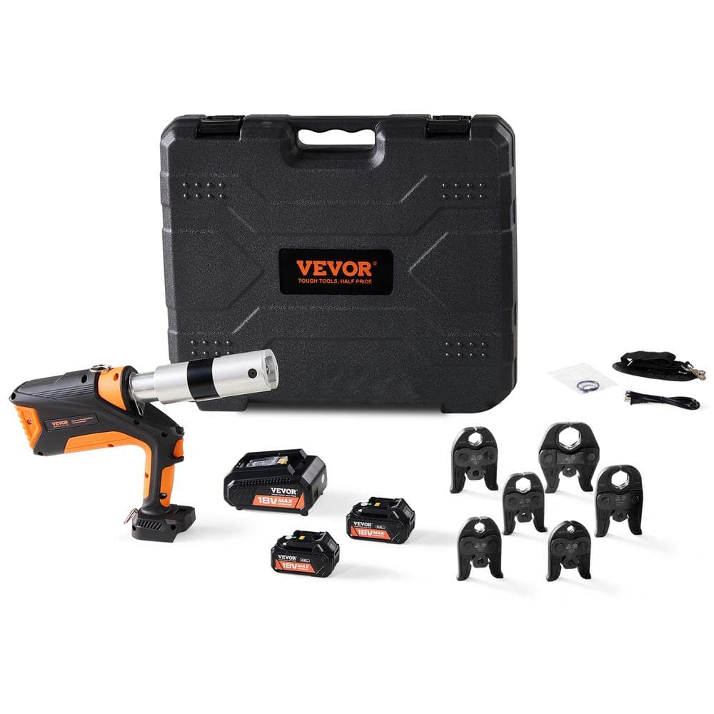 Electric Pipe Crimping Tool 18V Cordless Press Automatic Crimper for 1/2 in. to 2 in. Stainless Steel, Copper, PEX Pipe price history on PriceWatchPro