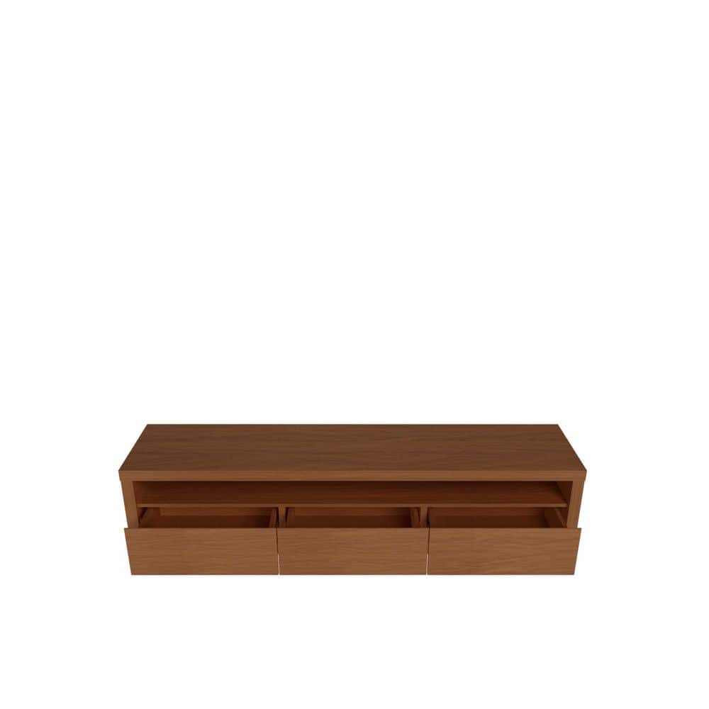 Sylvan Maple Cream Modern TV Stand with Discreet Storage
