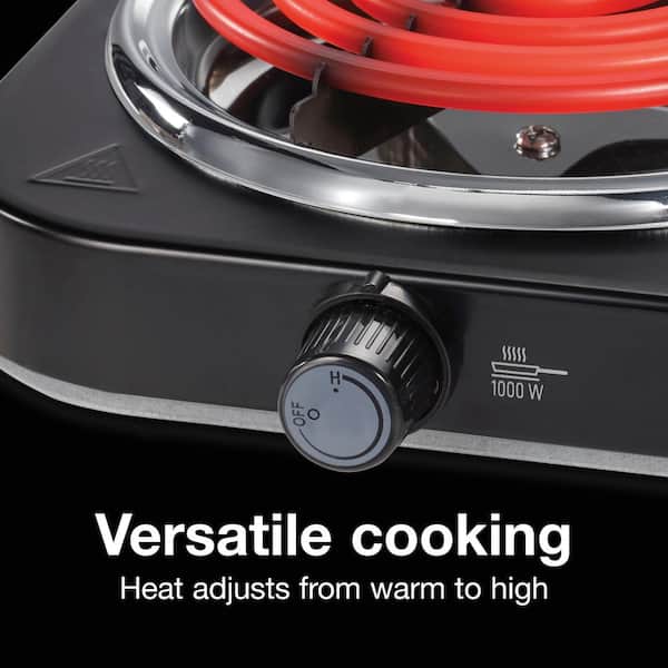 Electric Camping Single / Double Burner Hot Plate Portable Heating