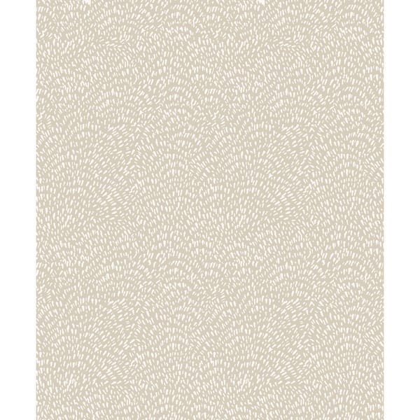 Unbranded Zen Collection Cream/Beige Fan Fleck Metallic Sheen Finish Non-Pasted Non-Woven Wallpaper Roll