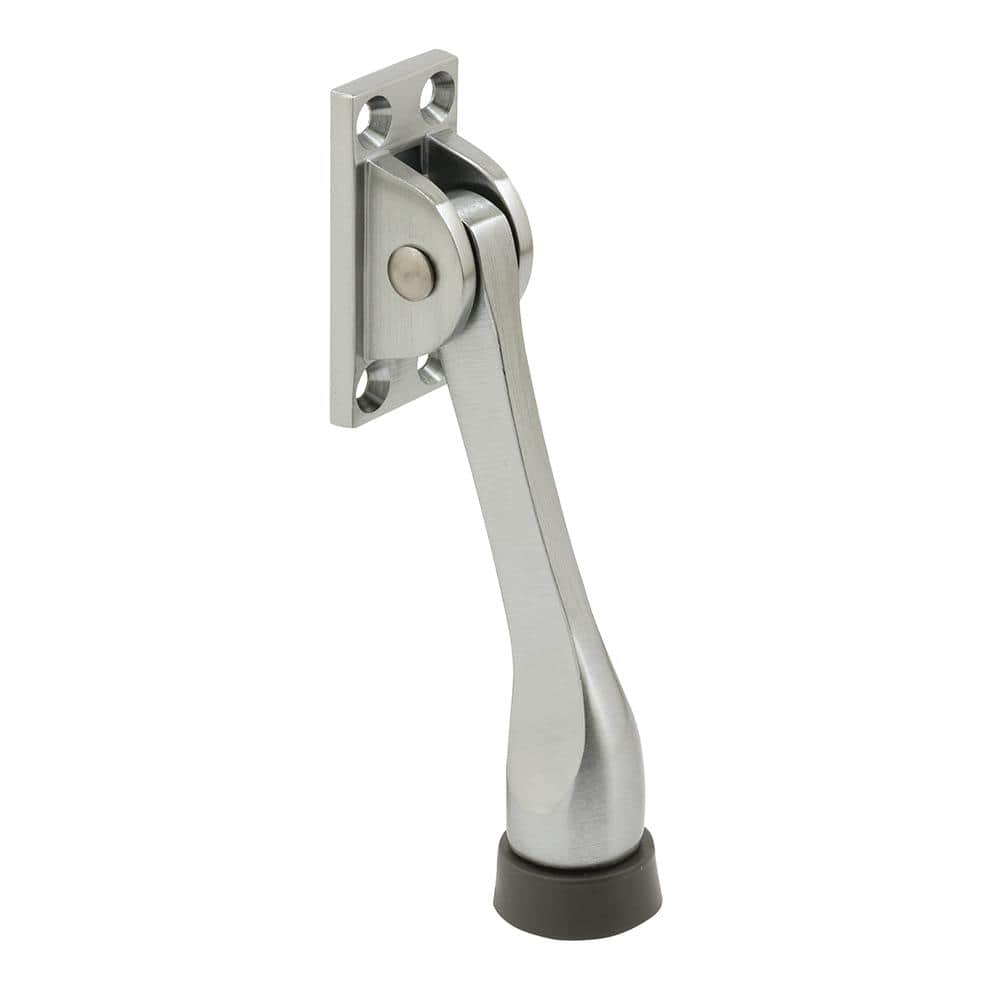 National Hardware 4-in Satin Chrome Kick-down Door Stop