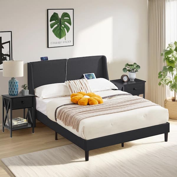Black metal bedroom set discount