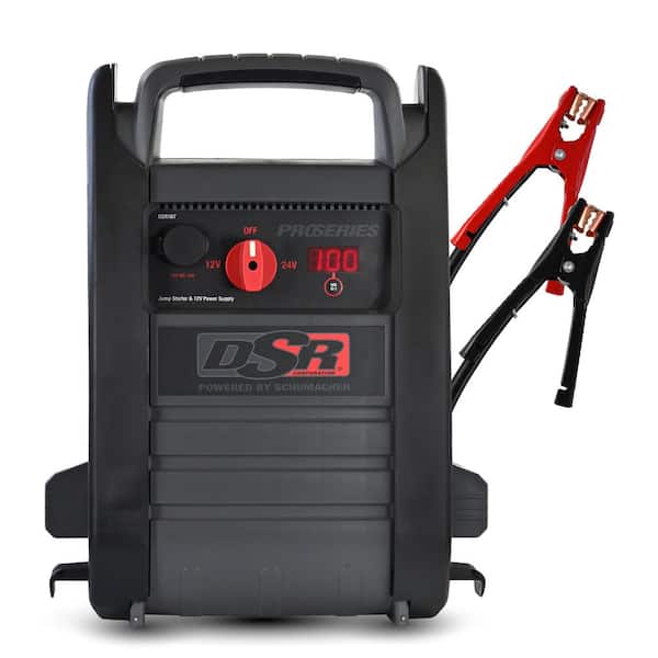 DSR Professional Grade 2250 Peak Amp 12-Volt Jump Starter and Portable Power Station with 400 Watt Inverter