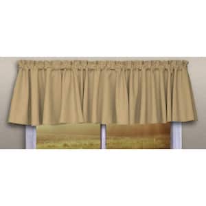 Glasgow 84 in. W x 15 in. L Woven Flounce Valance in Harvest