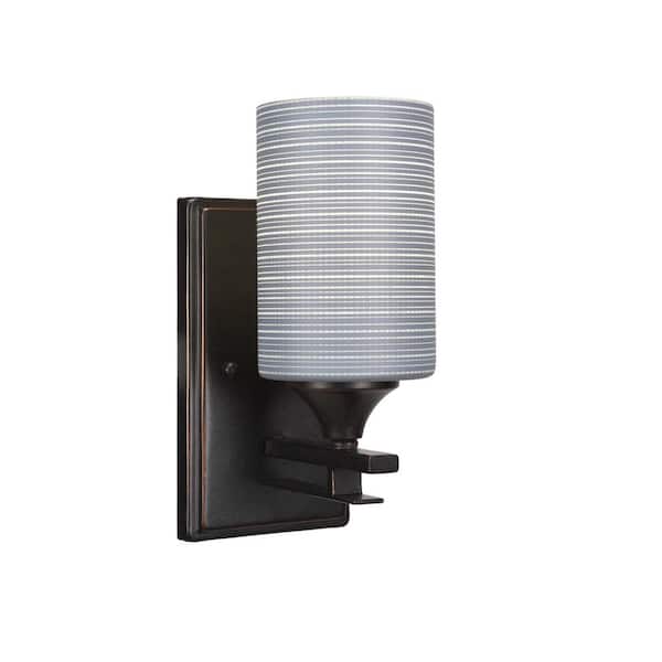 Ontario 1-Light Dark Granite Wall Sconce