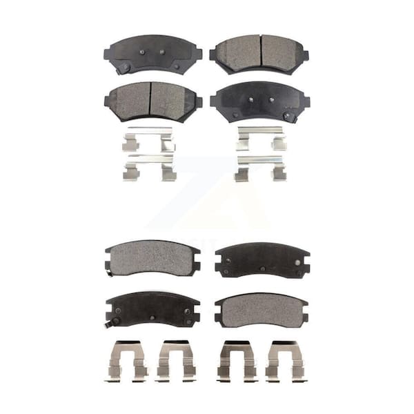 TEC Front Rear Ceramic Brake Pad Kit For Buick Chevrolet Impala LeSabre Century Pontiac Grand KTC-100364