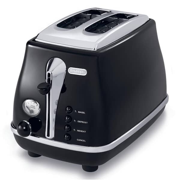 DeLonghi Icona 2-Slice Black Toaster