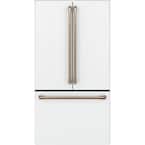 23.1 cu. ft. Smart French Door Refrigerator in Matte White, Counter Depth and ENERGY STAR
