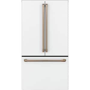 23.1 cu. ft. Smart French Door Refrigerator in Matte White, Counter Depth and ENERGY STAR