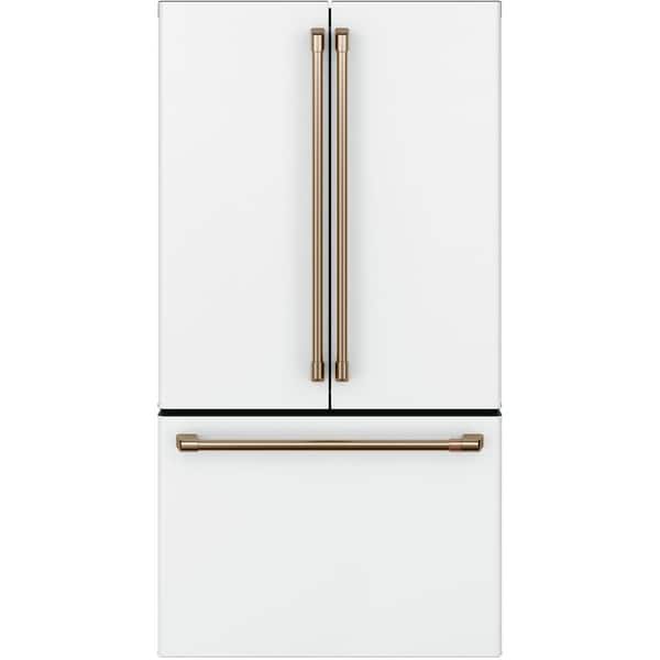 Cafe 23.1 cu. ft. Smart French Door Refrigerator in Matte White, Counter Depth and ENERGY STAR