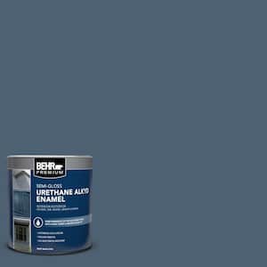 1 qt. #PPU14-19 English Channel Semi-Gloss Enamel Urethane Alkyd Interior/Exterior Paint