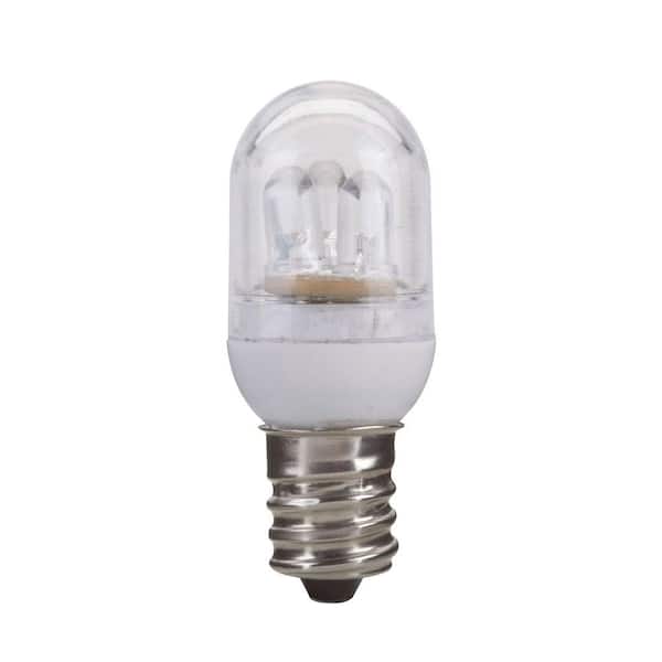 Globe Electric 2W Equivalent Bright White (3000K) C7 Clear LED Night Light Bulb (2-Pack)