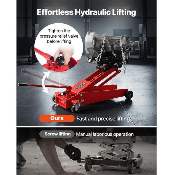 VEVOR Low Profile Floor Jack, 1000 lbs. Lifting Capacity