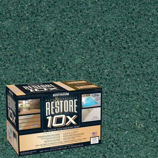 Rust-Oleum Restore 2-gal. Forest Deck and Concrete 10X Resurfacer