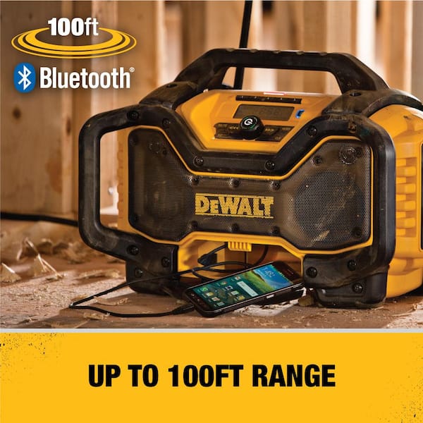 Of anders privacy Gouverneur DEWALT 20V MAX Bluetooth Radio with built-in Charger DCR025 - The Home Depot