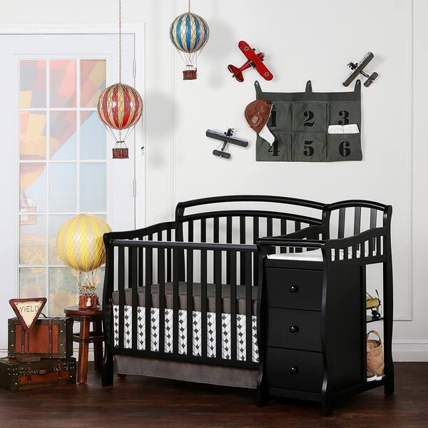 mini crib changing table