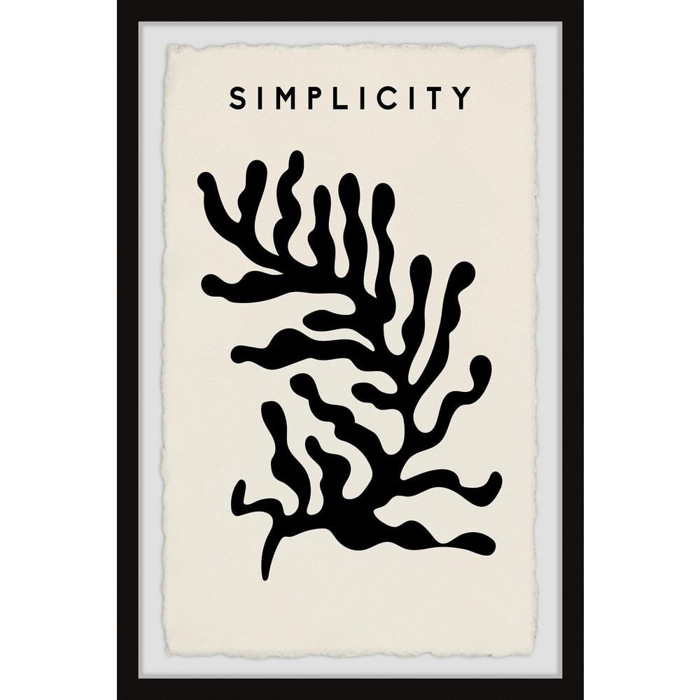Perfect Simplicity by Marmont Hill Framed Nature Art Print 24 in. x 16 in.