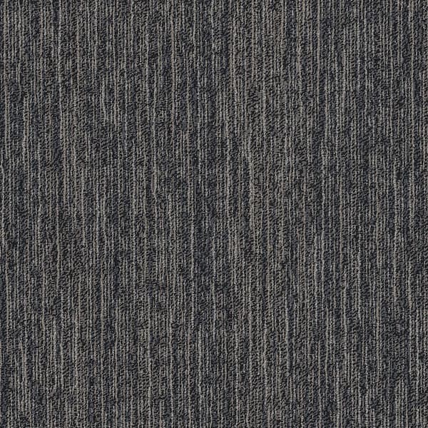Castaway - Deckwood - Gray Commercial 24 x 24 in. Glue-Down Carpet Tile Square (80 sq. ft.)