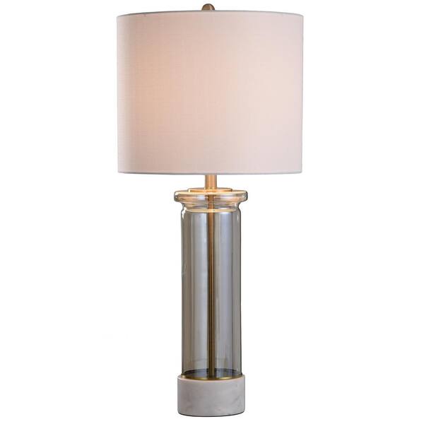 Glass Pillar Table Lamp, Torchiere Table Lamp Home Depot