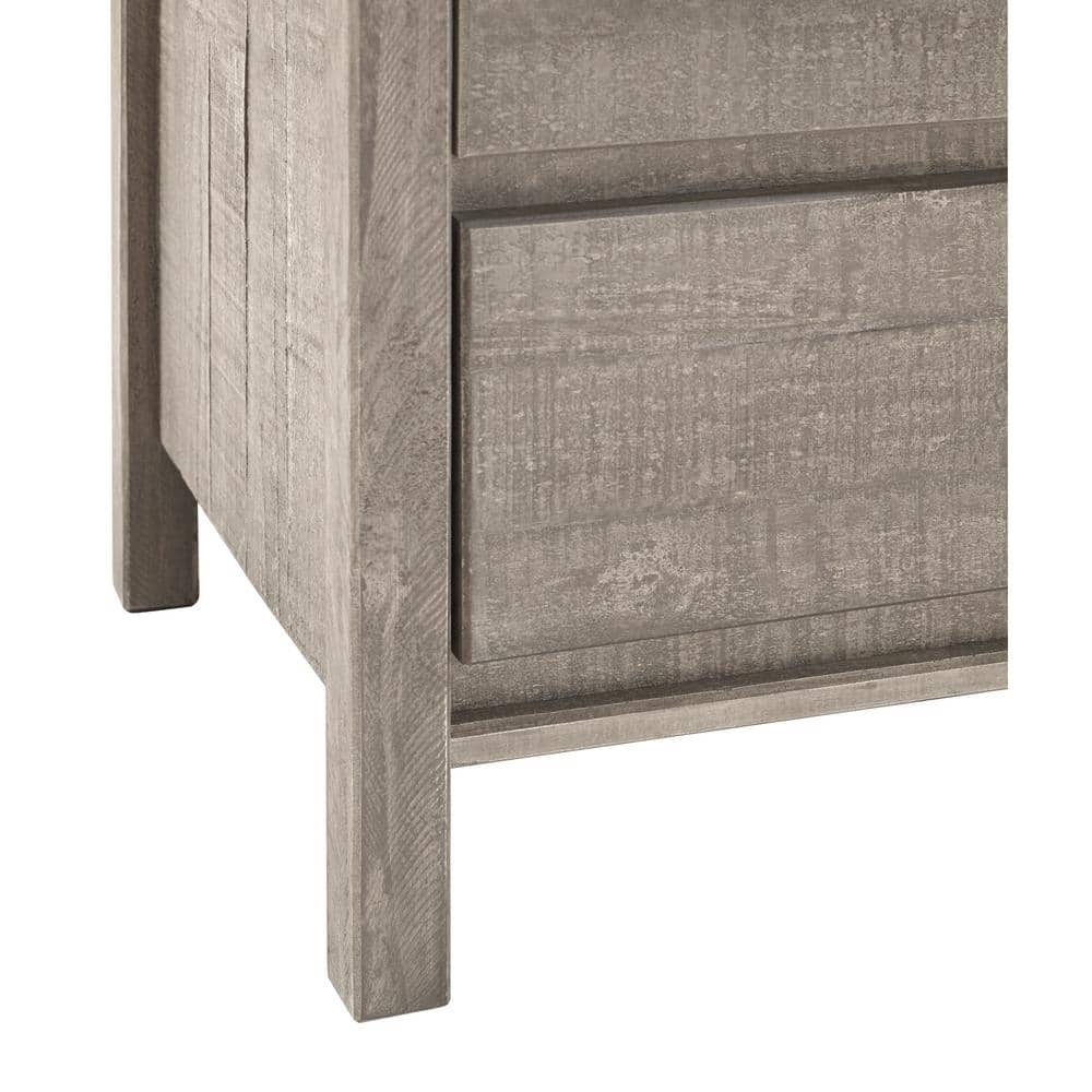 Rustic Gray Farmhouse 5-Drawer Extra Deep Dresser
