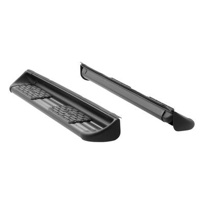 Black Stainless Truck Side Entry Steps, Select Chevrolet Silverado, GMC Sierra 1500, LD, 2500, 3500 HD Double Cab