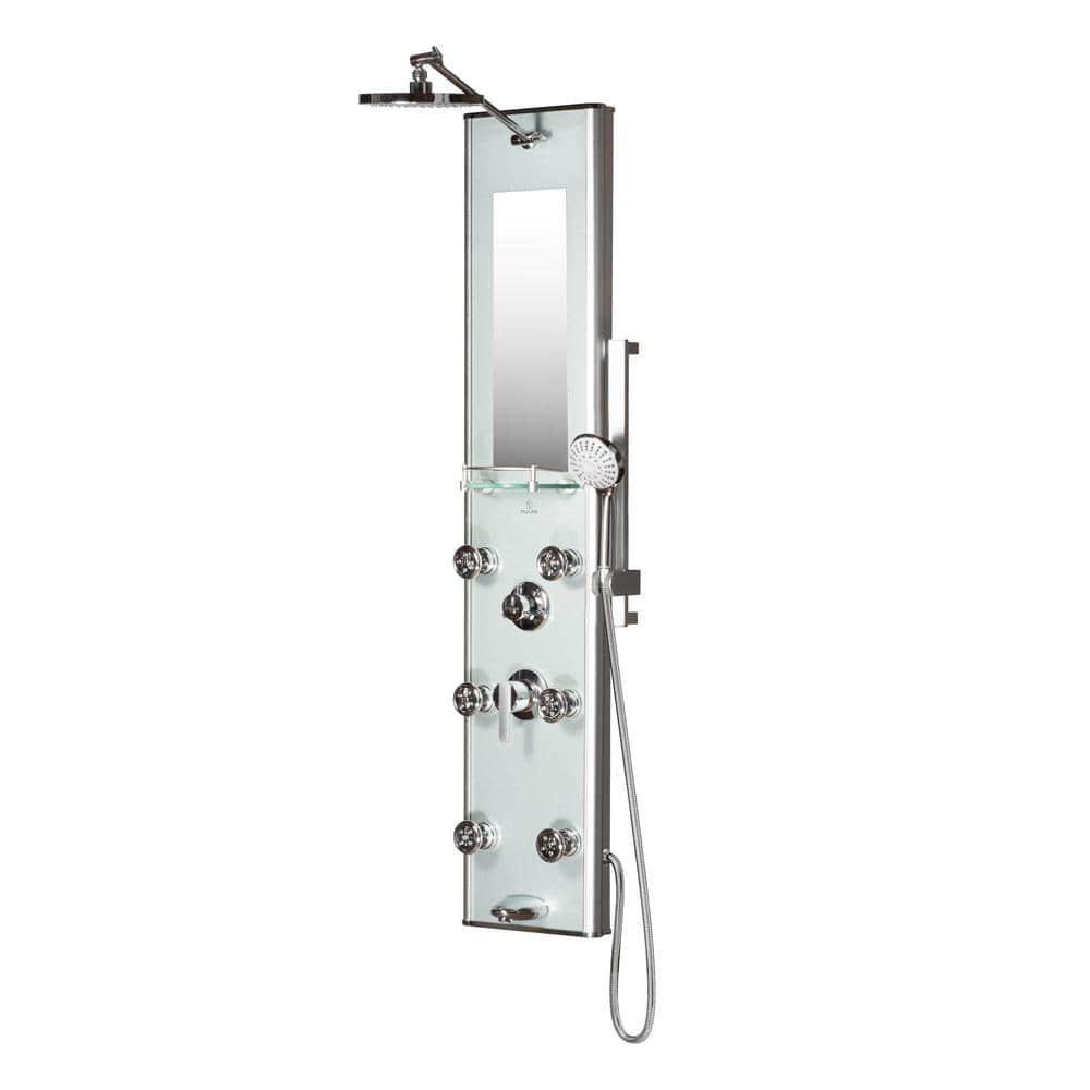 PULSE Showerspas Kihei II 6-Jet Shower System in Chrome 1013-GL - The ...