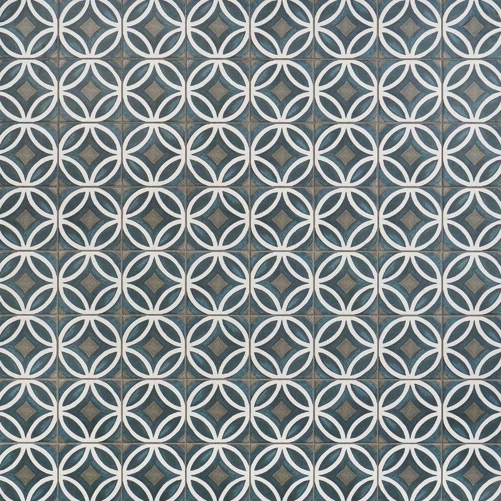 Tidal Blue Deco 5.9 in. x 5.9 in. Matte Porcelain Floor and Wall Tile (6.02 Sq. Ft. / Case) price history on PriceWatchPro