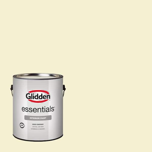 Glidden Essentials 1 gal. #PPG1108-1 Oyster Cracker Semi-Gloss Interior Paint