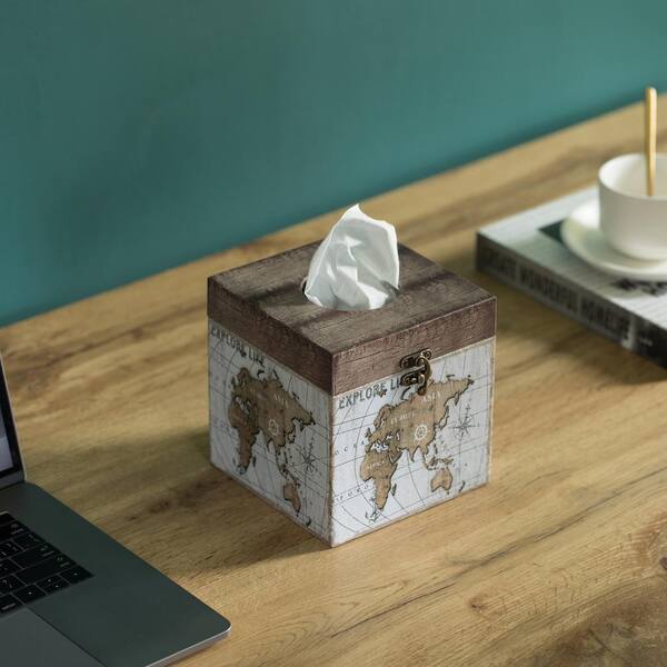 Vintiquewise Facial Rectangular Tissue Box Holder for Your