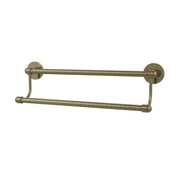 Allied Brass Tango Collection 36 in. Double Towel Bar in Antique Brass
