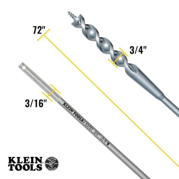 3/4 in. x 72 in. Flex Auger Bit 3/4 in. x 72 in. Flex Auger Bit