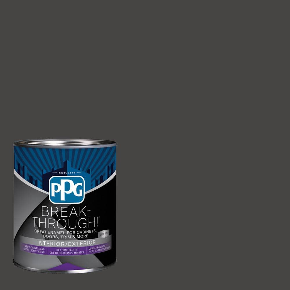 1 qt. Deepest Black Gloss Interior/Exterior Oil Paint