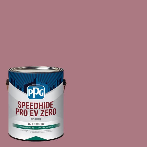 SPEEDHIDE Pro-EV Zero 1 gal. PPG1049-5 Mauve Madness Eggshell Interior Paint