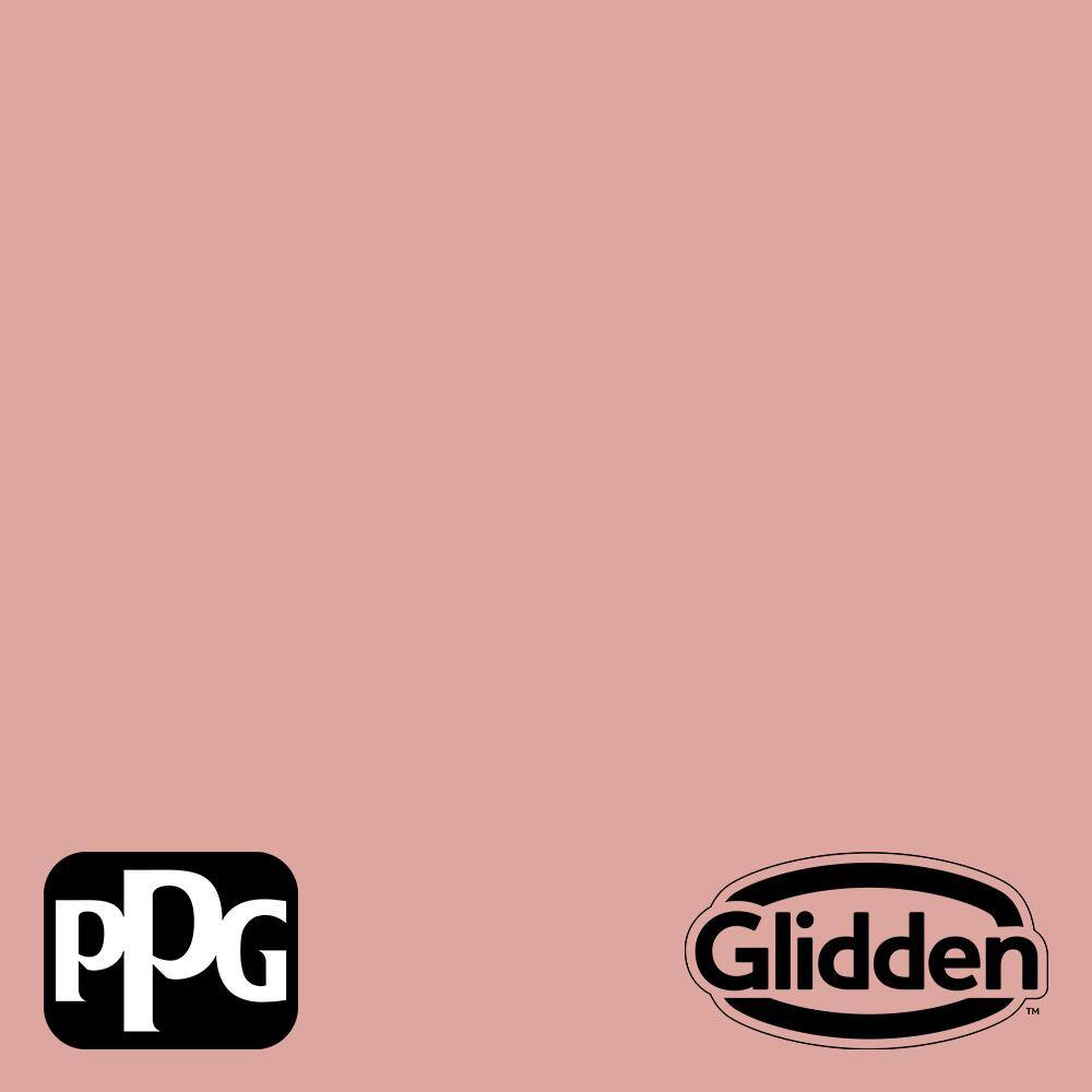Glidden Essentials 5 Gal Coral Cove Ppg1057 4 Semi Gloss Exterior Paint Ppg1057 4ex 5sg The Home Depot