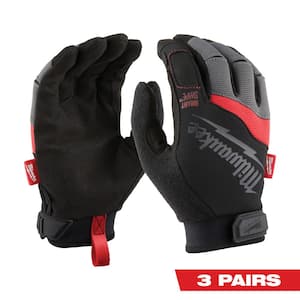 Large Performance Work Gloves (3-Pack)