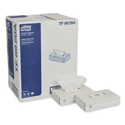 2-Ply White Premium Facial Tissue (100-Sheets/Box, 30-Boxes/Carton)