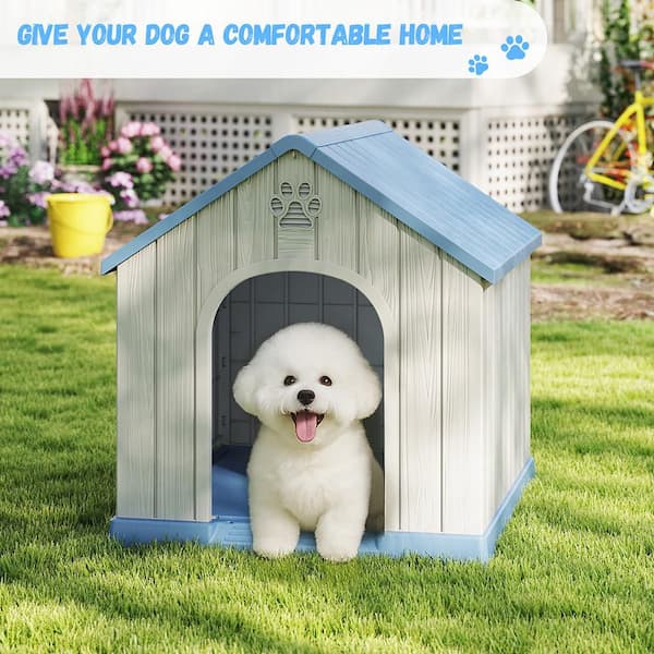 Blue Small Dog House for Home and Garden Use 98Pet-41 - The